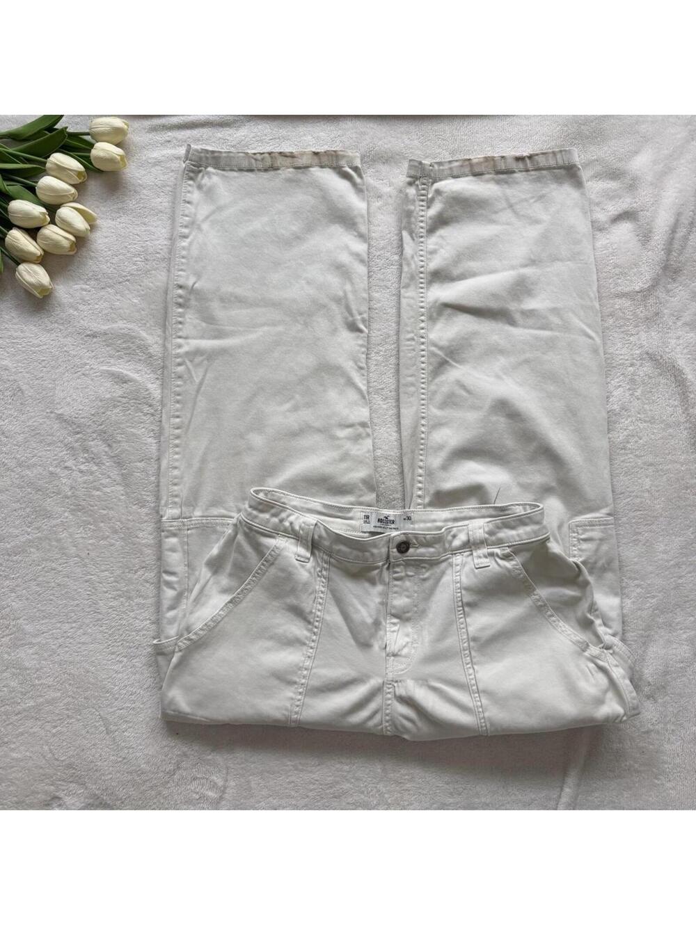 Hollister cargo denim pants
